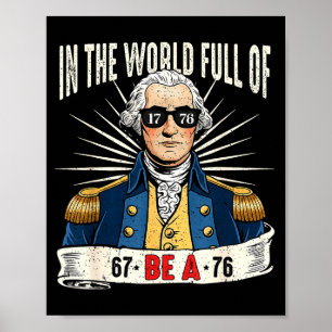 67 tot 76 Grappige George Washington Geschiedenis Poster
