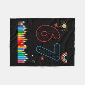 67 Tracing Funny Meme Elementary School Teachers  Fleece Deken (Voorkant (Horizontaal))