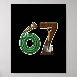 67 Tuin Humor Tuinieren Verjaardag Ontwerp Poster