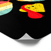 67 Turkey Face Sungles Funny Six Seven Thanksgivin Poster (Hoek)