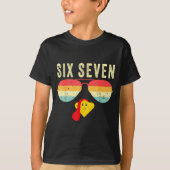 67 Turkey Face Sungles Funny Six Seven Thanksgivin T-shirt (Voorkant)