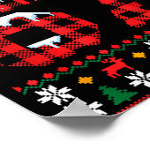 67 Ugly Christmas Flannel Brainrot Design  Poster (Hoek)