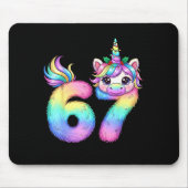 67 Unicorn Meme Girls Pajamas Funny Christmas Wome Muismat (Voorkant)