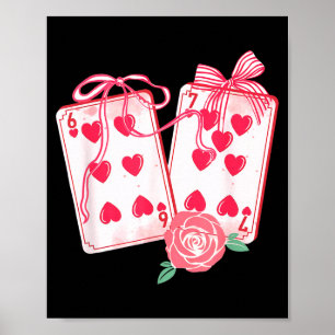 67 Valentijn Mahjong Grappige Zes Zeven Meme Coque Poster