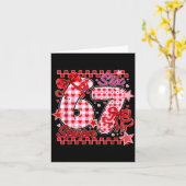 67 Valentijn Zes Zeven Schattig Valentijn Mannen V Kaart (Gele Bloem)