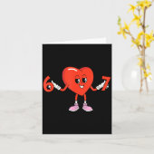 67 Valentijnen Grappige Six Seven Schattig Hart 6  Kaart (Gele Bloem)