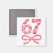 67 Valentijnsdag Hart Meme – Trendy Six Seven Magneet (Voorkant / Achterkant)