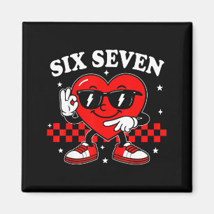 67 Valentijnshart Zes Zeven 6 7 Meme Valentijn D Magneet