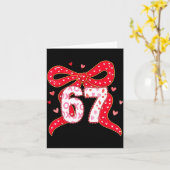 67 Valentijnsstemmingen Coquette Boog Meisje  Kaart (Gele Bloem)