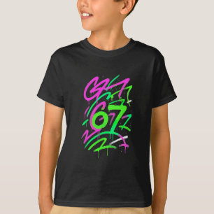 67 Verborgen Meme Trending Gen Z Alpha Zes Zeven 6 T-shirt