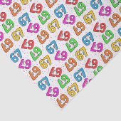 "67" Viral Confetti Tissue Paper Tissuepapier (Detail)