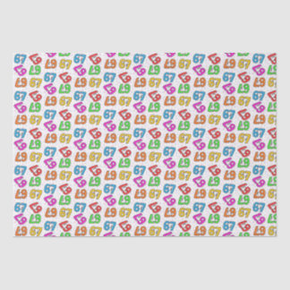 "67" Virale Confetti Tissuepapier