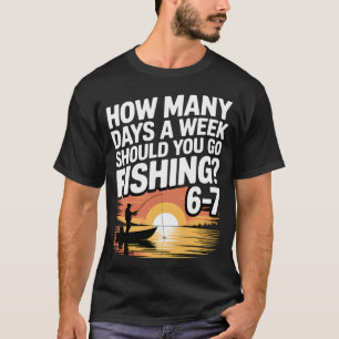 67 vissen dagen – Hoeveel dagen per week moet je T-shirt