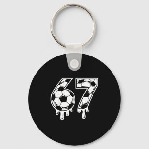 67 Voetbal Ijs Drip Gen Alpha Zes Zeven Meme  Sleutelhanger