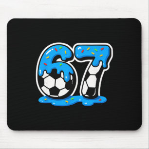 67 Voetbal Ijs Drip Hersenrot Meme  Muismat
