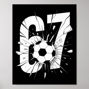 67 Voetbal Zes Zeven 6 7 Meme 67 _2 Poster