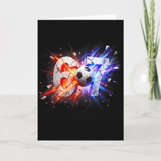 67 Voetbal Zes Zeven 6 7 Meme 67 Kaart (Voorkant)
