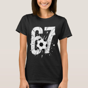 67 Voetbal Zes Zeven 6 7 Meme 67 T-shirt