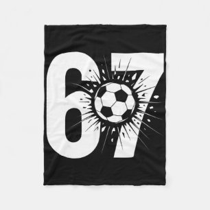 67 Voetbalimpact voor kinderen tieners atleet coac Fleece Deken
