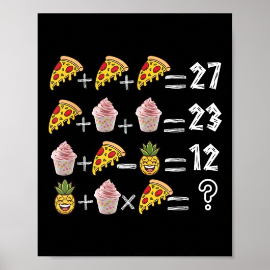 67 Volgorde Bewerkingen Wiskunde Pemdas Grappige L Poster (Voorkant)