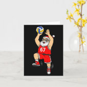 67 Volleyball Santa Six Seven Meme Christmas Srt M Kaart (Gele Bloem)