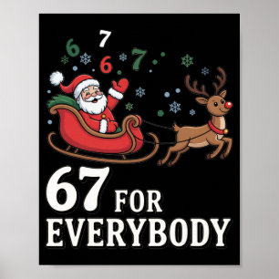 67 Voor Iedereen Kerstmis Zes Zeven Kerstmis Kostu Poster