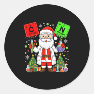 67 Wetenschapsleraar Scheikunde 67 Periodiek Syste Ronde Sticker