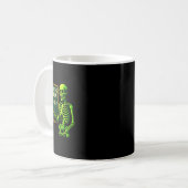 67 Wiskunde Halloween Skelet Meme voor leraren en Koffiemok (Voorkant links)
