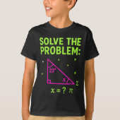 67 Wiskunde Meme Los het probleem op Grappige lera T-shirt (Voorkant)