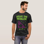 67 Wiskunde Meme Los het probleem op Grappige lera T-shirt (Voorkant volledig)