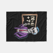 67 Wiskundeleraar Meme Brainrot Zes Zeven Hallowee Fleece Deken (Voorkant (Horizontaal))