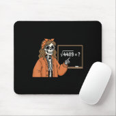 67 Wiskundeleraar Skelet Halloween Root 4489 Wanor Muismat (Met muis)