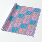 67 Wrapping Paper Cadeaupapier (Uitgerold)
