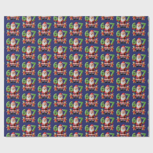 67 Wrapping Paper Roll | 6 7 Gift Wrap Cadeaupapier (Vlak)