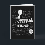 67 Years Old Bday Math Teacher 67th Birthday Gift Kaart<br><div class="desc">Birthday Design For anyone who's horoscope say difficult & Stubborn But totally worth.Wear it with pride at work,  school gym perfect to pair with shorts,  leggings or jeans for a casual yet trendy Look</div>