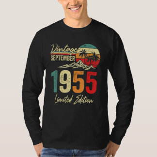 67 Yr Old Vintage September 1955 67th T-shirt