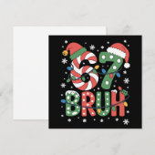 67 Zes Zeven Bruh Grappig Kerstmis 6 7 Meme  Feestdagenkaart (Voorkant / Achterkant)