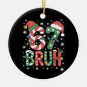 67 Zes Zeven Bruh Grappig Kerstmis 6 7 Meme Keramisch Ornament (Voorkant)