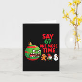 67 Zes Zeven Grappig Kerstmis 6 7 Meme Grap Mens V Kaart (Gele Bloem)