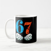67 Zes Zeven Meme 6 7 Handen Koffiemok (Links)