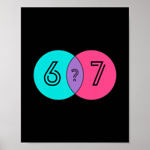 67 Zesenzestig Wat Is Het Grappige Diagram Ontwerp Poster