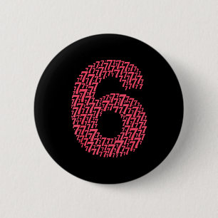 67 Zesenzestig Zeven Halloween Kostuum Ontwerp Gra Ronde Button 5,7 Cm