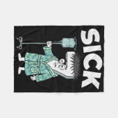 67 Zieke Zeven Zes 6 7 Meme Fleece Deken (Voorkant (Horizontaal))