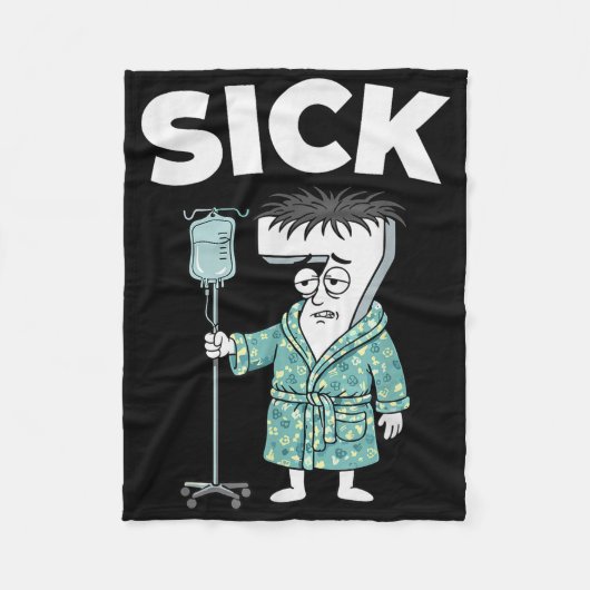 67 Zieke Zeven Zes 6 7 Meme Fleece Deken (Voorkant)
