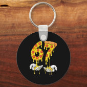 67 Zza Meme Funny Zza Lover Sleutelhanger (Voorkant)