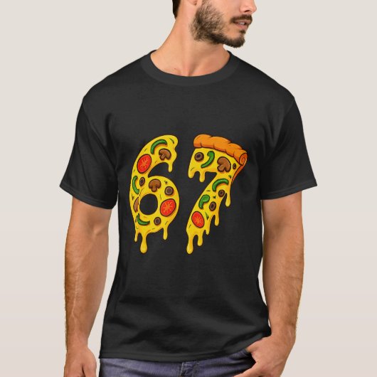 67 Zza Meme Grappig Zes Zeven Gen Alpha Jargon Kin T-shirt (Voorkant)