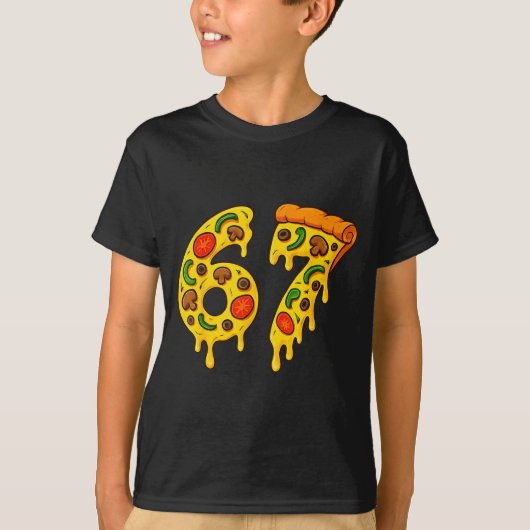 67 Zza Meme Grappig Zes Zeven Gen Alpha Jargon Kin T-shirt (Voorkant)