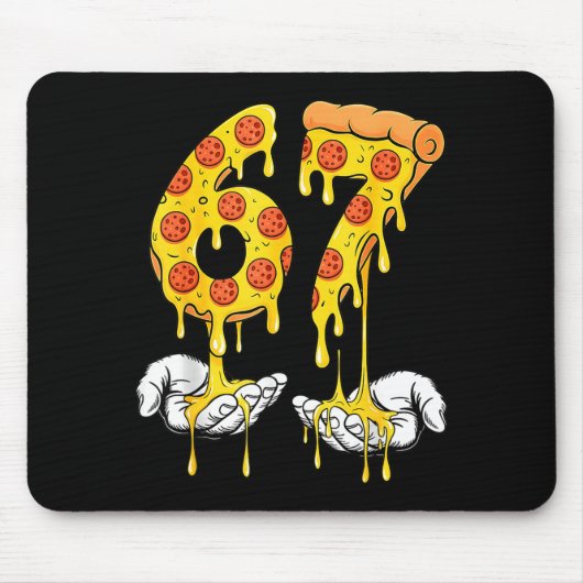 67 Zza Meme Grappige Zza Liefhebber Muismat (Voorkant)