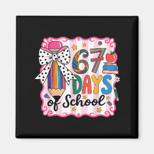 67e Dag Van School 67 Zes Zeven Wiskunde Docent Magneet