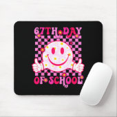 67e dag van school vibes 67 meme Cute Smile Face T Muismat (Met muis)